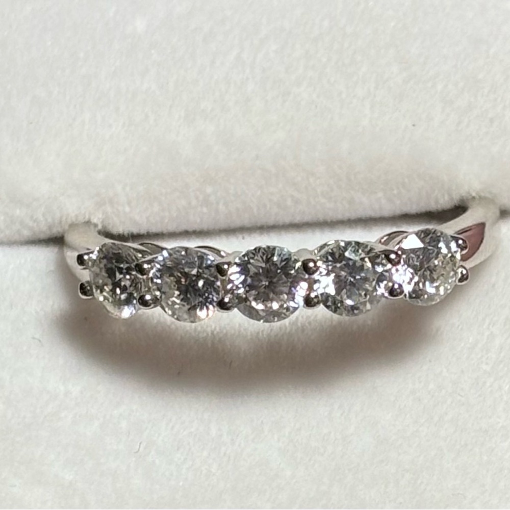 NEW Moissanite Band Ring Size 10 | 925 Sterling Silver | 0.50 CTW Sparkle